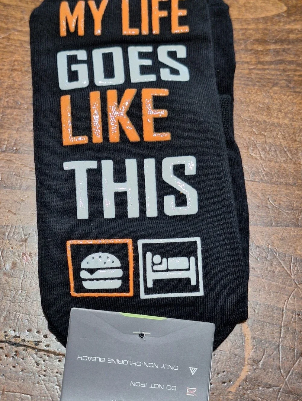 Black Gamer Socks 'Eat Sleep Game Repeat' Video Game Socks